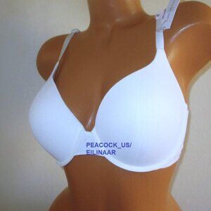 38DDD VICTORIA'S SECRET Perfect Shape Push Up Bra VS White T-Shirt Collection